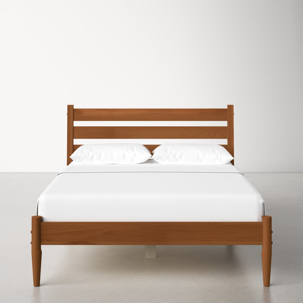 AllModern Grady Queen Solid Wood Platform Bed & Reviews | Wayfair